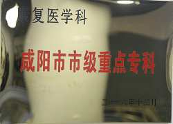 康復(fù)醫(yī)學(xué)科咸陽(yáng)市市級(jí)重點(diǎn)?？?><div   id=